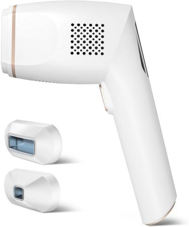 IPL Hair Removal with Unlimited Flashes and 2 Attachments for Women Facial Bikini Line Armpits Whole Body Corded Function