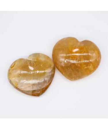 Natural Crystal Rough 1pc 60mm-70mm Natural Crystal Folk Crafts Gemstone Heart for Gift - Buy Online on SooperMarket.com