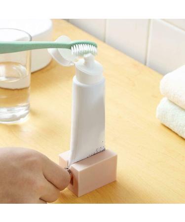 Xeodaun 4Pcs Multifunctional Toothpaste Tube Squeezer Plastic Tooth Paste Holder Dispenser - Buy Online on SooperMarket.com