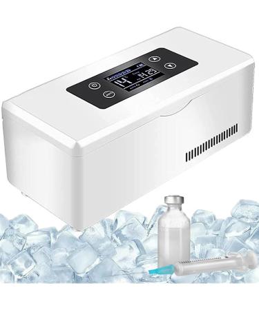 Insulin Cooler Box Constant Temperature 2-8 Mini Drug Refrigerator Mini Medicine Refrigerator With Rechargeable Battery For Car Travel Home (Color : 3battery)