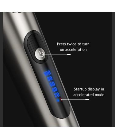 Professional Electric Hair Clipper & Trimmer for Men - Rechargeable Washable LED Display Strong Steel Cutter - Buy Online on SooperMarket.com