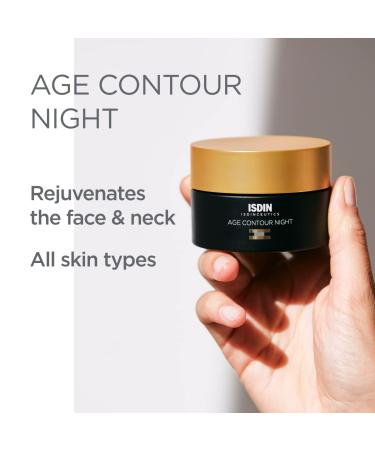 ISDIN Age Contour Night Cream with Melatonin & Peptides - 1.8 Oz - Buy Online on SooperMarket.com
