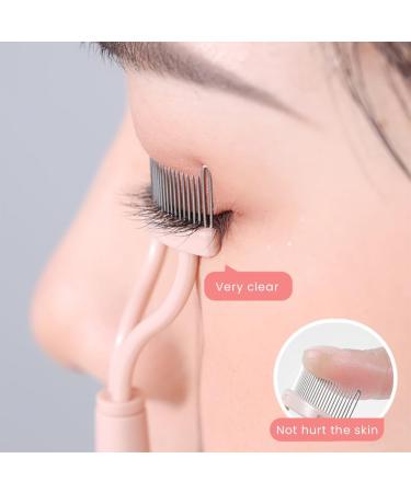 3 In1 Eyelashes Tools Mascara Shield Guard Cosmetic Eyelash Applicator Eyelash Comb Upper Lower Eye Lash Helper Tool Eyelash Curler Cosmetic Tool for Women Girls - Buy Online on SooperMarket.com