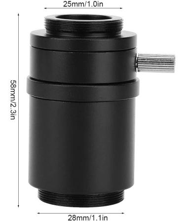 Oumefar Aluminum Alloy Camera Adapter for Stereoscopic Microscopes - C Interface, Industrial Camera Compatible - 25mm Interface - Buy Online on SooperMarket.com