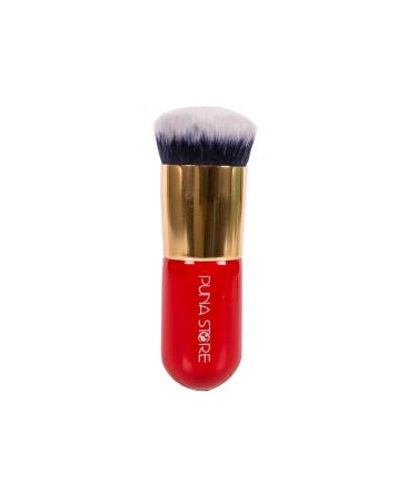 Face Powder Blush Brush (Red + Gold)