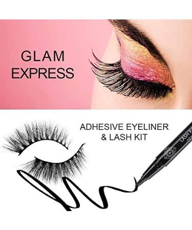 AquaPurity PHOERA 9D Synthetic Mink Lashes & Adhesive Eyeliner Kit Reusable up-to 30 times Self-Adhesive Magic Eyeliner Pen With Waterproof No Glue Needed Lashes Set (LOS ANGLES) - Buy Online on SooperMarket.com
