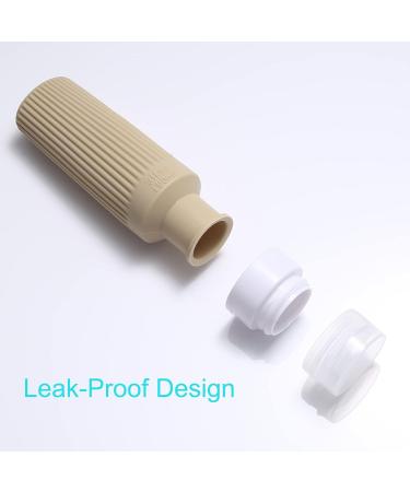 Buy Lufevrm 4-Piece 90ml Travel Bottles Set - BPA-Free Silicone Leakproof & Replaceable - Ideal for International Travel - Buy Online on SooperMarket.com