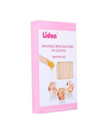 50pcs Wooden Wax Spatula - Disposable Facial Mask & Hair Removal Applicator | Best Quality Tongue Depressor for Spa & Home Use - Buy Online on SooperMarket.com