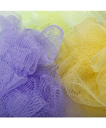 Bath Poufs Shower Sponge 10-Pack in Assorted Colors - Buy Online on SooperMarket.com