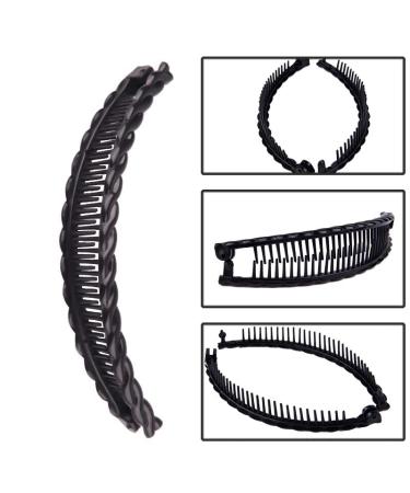 Banana Clips Hair for Thick & Fine Hair - Fishtail Hair Clip and Ponytail Holder for Women and Girls - Buy Online on SooperMarket.com