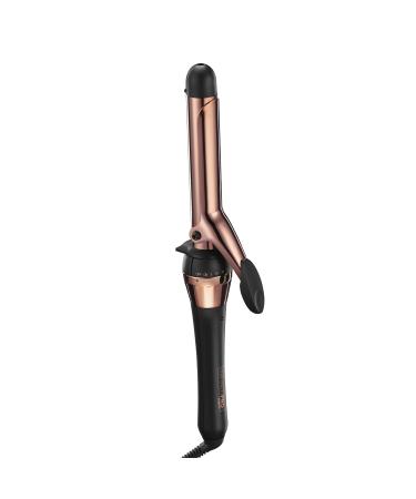 INFINITIPRO BY CONAIR Rose Gold Titanium 1-Inch Curling Iron, 1-inch barrel produces classic curls  for use on short, medium, and long hair Curling Iron 1-Inch Black