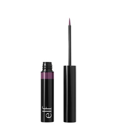 e.l.f. H2O Proof Inkwell Eyeliner Pen High-pigment Waterproof Liquid Eyeliner Delivers A Matte Finish Vegan & Cruelty-free Sugarplum 1 count (Pack of 1) Sugarplum