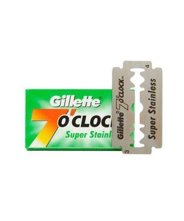 15 7 O'clock Double Edge Safety Razor Blades