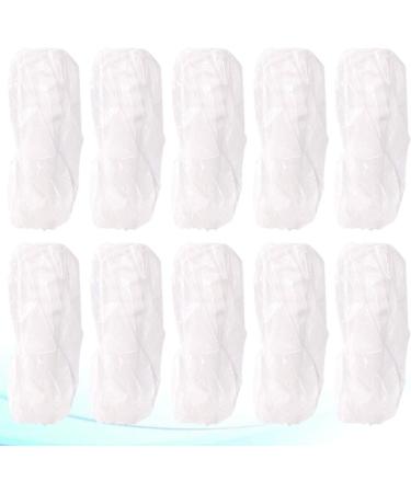 10pcs Disposable Arm Sleeves Covers Elastic End Wrist Clear Waterproof Protective Oversleeves for Protection Painting Cleaning - Buy Online on SooperMarket.com