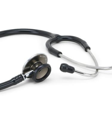 Stethoscope for Doctors & Medical Students | Comfortable Aluminum Chest Piece Flexible Latex-Free Tube Soft Ear Knobs - Micro Brown (Black - Buy Online on SooperMarket.com