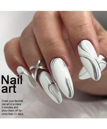 Arte Clavo Milky Pure White Gel Nail Polish - 15ml Soak Off LED Long-Wear Nail Gel for DIY Home Manicure | 1 Pcs Mirror Shine Essential Polish - Buy Online on SooperMarket.com