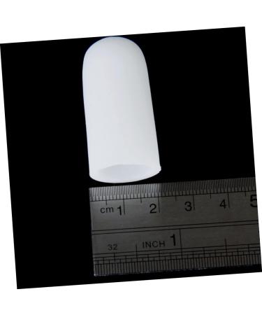 Gel Toe and Thumb Protector Pair for Shoes - White Foot Care Sleeve for Blisters and Comfort - Buy Online on SooperMarket.com