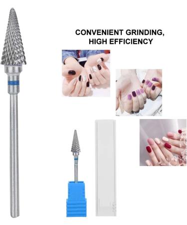 Tungsten Steel Nail Drill Bit for Manicure & Pedicure - Blue | Nail Polishing Accessory for Home & Salon Use - Buy Online on SooperMarket.com