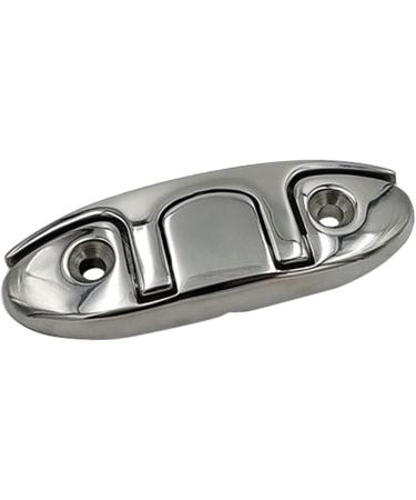 OSTARE Boat Folding Cleats Stainless Steel 4.5" Flip up Dock Cleat Flush Mount Deck Cleat 2pcs - Buy Online on SooperMarket.com