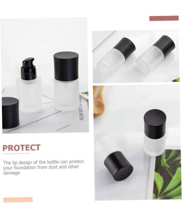4 Pcs Liquid Foundation Press Bottle Empty Bottle Travel Filling As Shownx2pcs 8.5x3.9cmx2pcs - Buy Online on SooperMarket.com