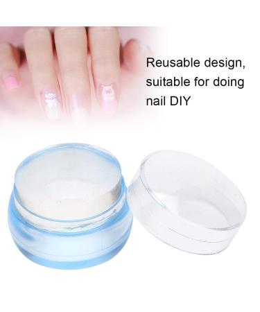 Stamper Seal Silicone Head Transfer Tool for Nail Art - Transparent Cap Stamping Tool for Perfect Manicures | Shop Internationally - Buy Online on SooperMarket.com
