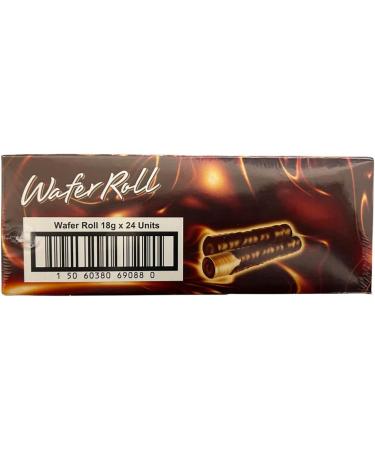 Wafer Roll Hazelnut cream 18 grams Pack of 24 - Buy Online on SooperMarket.com