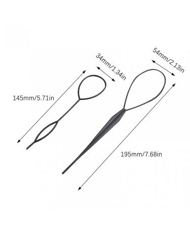 Hair Cock Twister Tool Set - DIY Hair Styling Accessories for Braids Ponytails & French Braids | 10 Pairs of Hair Pull Pins - Buy Online on SooperMarket.com