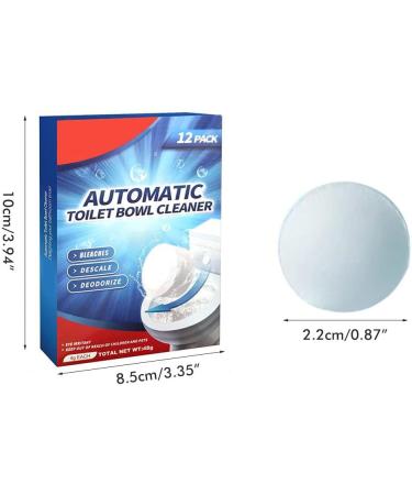12PCS Box Toilet Cleaning Tablets Toilet Cleaners with Bleach Slow Releasing for Bathroom Toilet Tank - Buy Online on SooperMarket.com