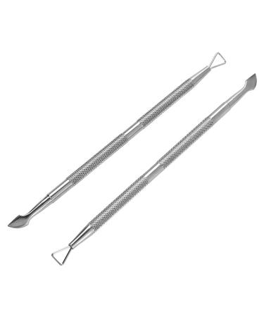 Professsional Stainless Steel Double Head Nail Cuticle Pusher Nail Polish Gel Scraper Peeler Manicure Tool