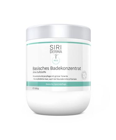 Siriderma Basic Bath Conentant |Base pool ideal as a full bath foot bath and basic wash |Also with neurodermatitis psoriasis (1 200 g) 1.2 kg (1 Pack)