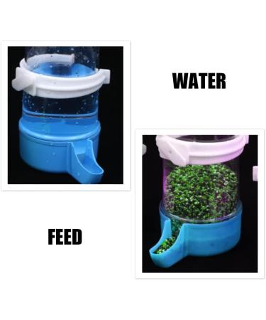 Pet Bird Cage Food Feeder Bird Water Bottle Parrot Automatic Water Feeder Water Drinker Food Feeder Waterer Clip Feeder Cage Accessories for Parrot Budgie Lovebirds Cockatiel Parakeet Cockatoo - Buy Online on SooperMarket.com