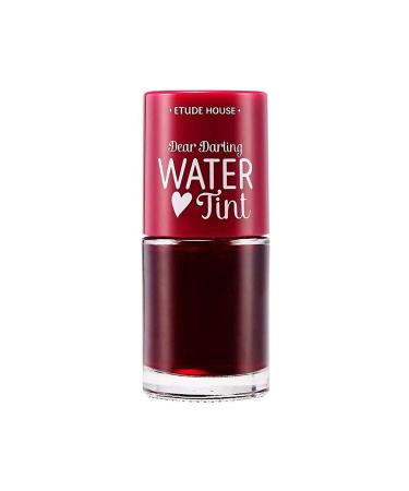 ETUDE HOUSE Dear Darling Water Tint Cherry Ade | Bright Vivid Color Lip Tint with Moisturizing Pomegranate & Grapefruit Extract to Hydrate your Lips Cherry Ade 0.35 Ounce (Pack of 1)