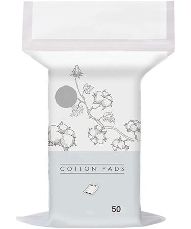 shlutesoy Cosmetic Cotton Strong Water Absorption Cleaning Skin Mini Facial Clean Nail Wipes Debris Skin Care Pad for Travel 50 - Buy Online on SooperMarket.com
