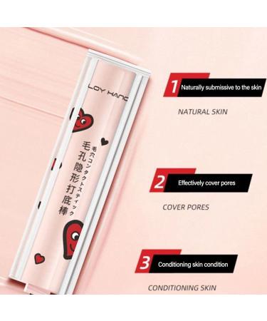 Magical Pore Eraser Waterproof Face Primer Stick - Matte Priming Makeup Blur Stick (Pink) - Buy Online on SooperMarket.com