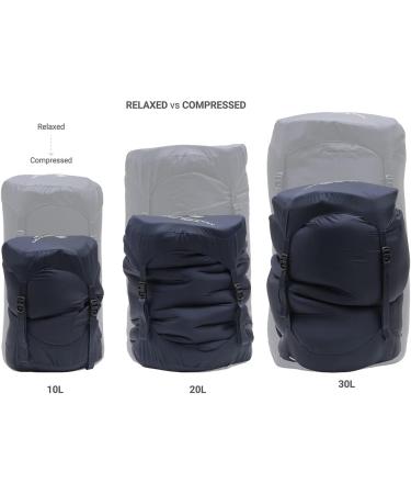 ALPS Mountaineering Lightweight Compression Stuff Sack 10L - Navy | Compact & Durable - Buy Online on SooperMarket.com