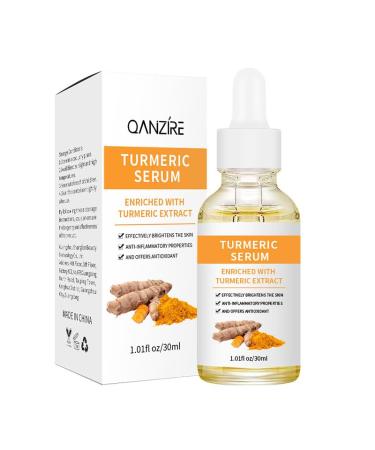 Turmeric face seruem Dark Spot Remover Essence Turmeric Serums for face Brightens Skin Tone Moisturizes Hydrates Lightens Age-Spots Acne Reduce Fine Lines Facial Care Anti-Aging Serum