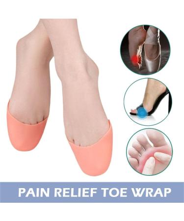 JHIALG Silicone Gel Toe Cushioning Covers - 2 Pair Ballet Dance Toe Caps for Girls & Women - Buy Online on SooperMarket.com