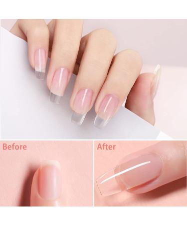 Lofuanna Poly Nail Gel Extension Kit - 4Pcs Clear Builder Gel for Professional DIY Nails - Buy Online on SooperMarket.com