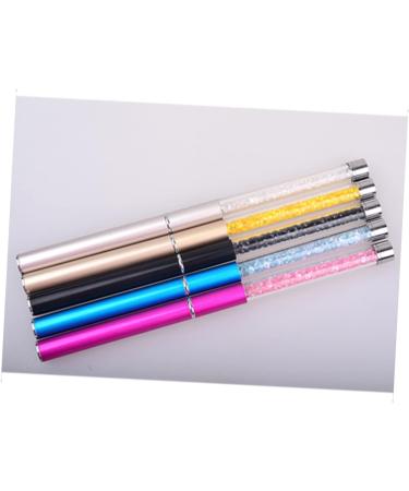 EXCEART Nail Paint Marker Nail Liner Pens Nail Dotting Pen Nail Art Dotting Pen Nail Art Pen Nail Drawing Pen Nail Marker Pen Acrylic Nail Brush Manicure Tools Embellishment Pen Crystal medium Silver - Buy Online on SooperMarket.com