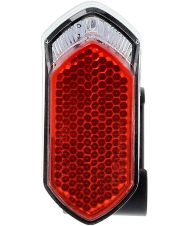 Fischer Bicycle Dynamo LED Rear Light with Reflector | IP44 Waterproof StVZO Compliant Easy Mount for Sheet & Strut Fastening - Buy Online on SooperMarket.com
