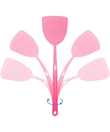 Hombrima Fly Swatter Set - 4 Strong & Flexible Manual Pest Control Tools - Multi-Color Pack for Effective Fly Management - Buy Online on SooperMarket.com