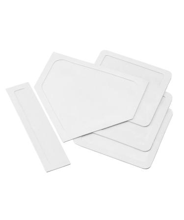 Champion Sports Throwdown Base Set: 5 Youth League Kids Baseball & Softball Rubber Throw Down Bases - Boys & Girls Training & Practice Equipment White