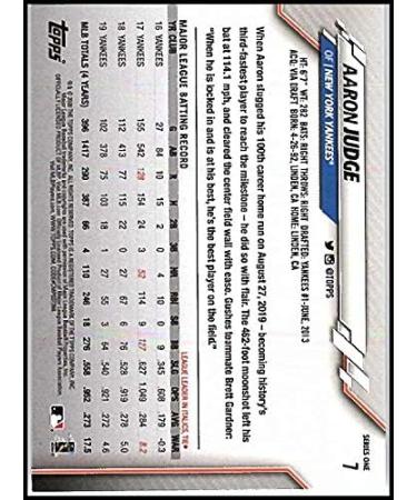 2020 Topps Aaron Judge #7 New York Yankees - Best Prices & Free Shipping - Buy Online on SooperMarket.com