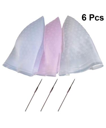 KALLORY Professional Silicone Hair Dye Highlighting Caps | Hair Coloring Kit with Hooks - Buy Online on SooperMarket.com