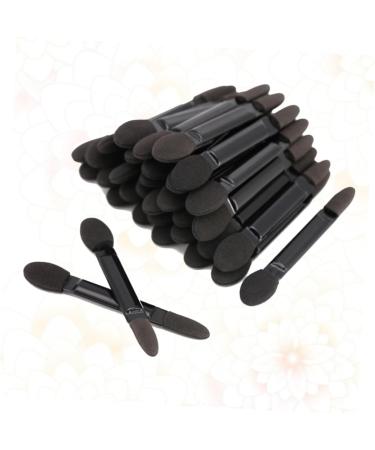 Baluue 150 Pcs Women Eyeshadow Brush Eye Shadow Applicator Double-end Eyeshadow Brushes Face Sponge Black - Buy Online on SooperMarket.com