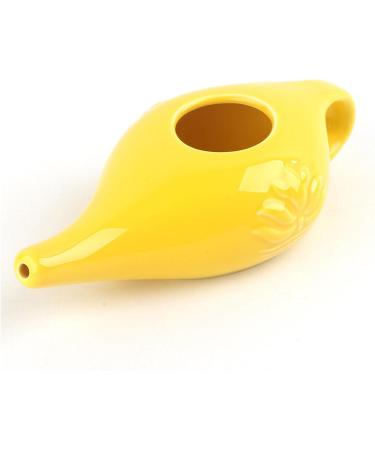 250ml Ceramic Pot Nose Cleaning Pot for Removes Nose Washing Blue 19x9x6cm - Buy Online on SooperMarket.com