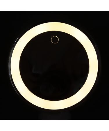 LED Lighted 10x Magnification Suction Cup Makeup Mirror - Portable and Travel-Friendly - Buy Online on SooperMarket.com