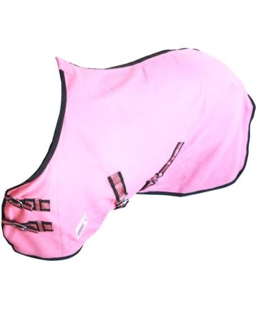 RL24 Sweat Rug BASICLINE - Breathable Fleece Transport Blanket for Horses | Neon Pink 105cm | International Shipping Available - Buy Online on SooperMarket.com