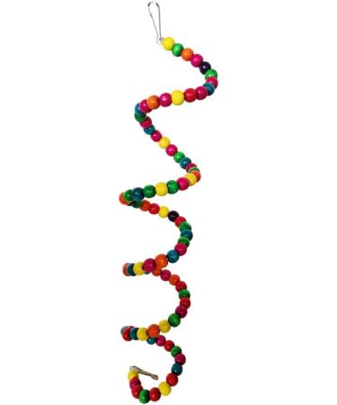 7-Piece Parrot Toys Set - Swing Toys Wooden Ladder & Rope Bars for Small to Medium Birds | Durable & Fun Bird Enrichment - Buy Online on SooperMarket.com