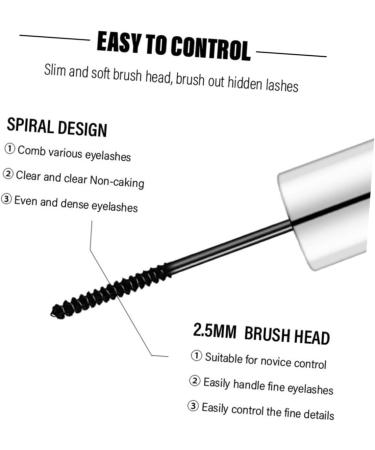 MUSISALY Extra Fine Mascara Lash Mascara Curling Mascara Women Mascara Fine Mascara Cream :  - Buy Online on SooperMarket.com
